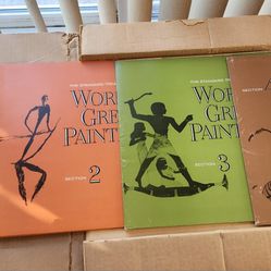 RARE VINTAGE 4-Book SET 1960 Standard Treasury of the World's Great Paintings