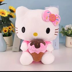 Hello Kitty Ice Cream Plush Toy