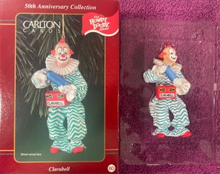 Carlton Cards Clarabell The Howdy Doody Show 50th Anniversary Ornament