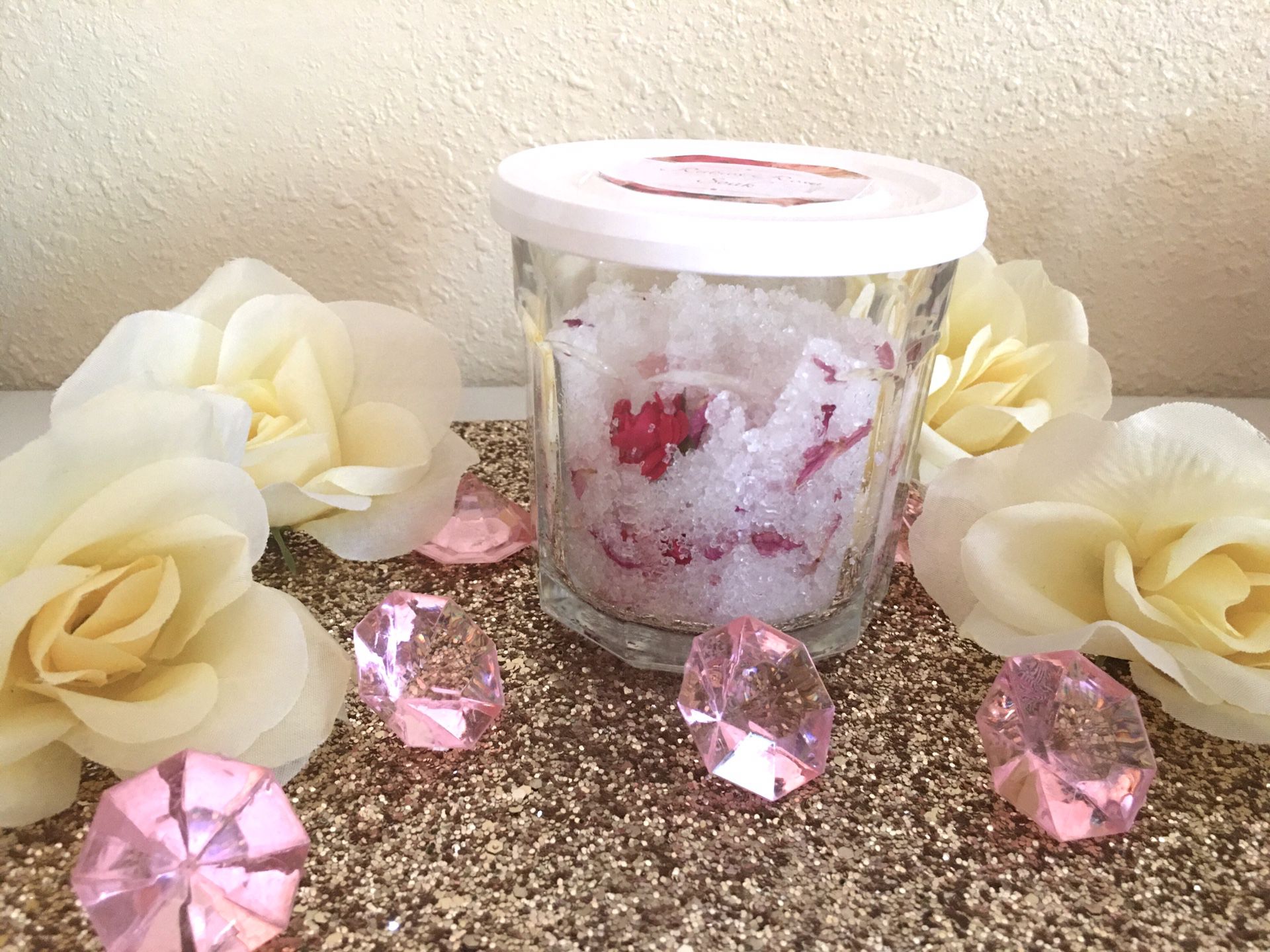 Rose petal beauty products 🌹
