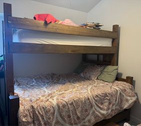 Barn wood bunk bed