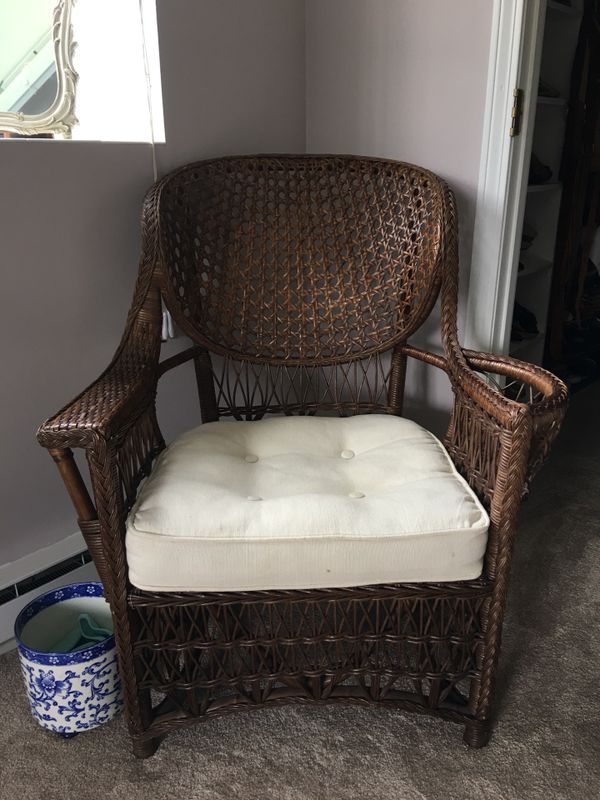 Vintage Pier 1 Wicker Rattan Chair for Sale in Braintree, MA OfferUp
