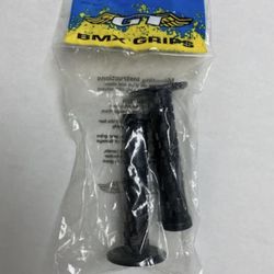 GT Racing Bmx Square logo Ame Grips Freestyle Old School NOS 