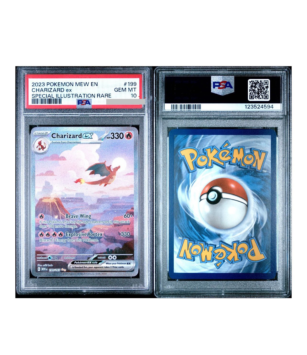 2023 POKEMON MEW EN-151 #199 CHARIZARD EX SPECIAL ILLUSTRATION RARE