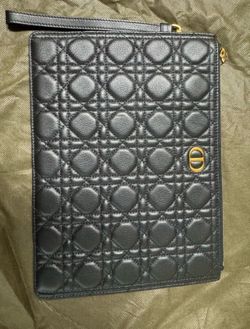 Dior black clutch