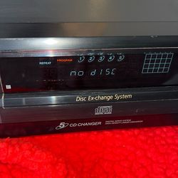 Sony 5 Disc Cd 💿 Changer Player Model-CDP-CE335. No Remote!!