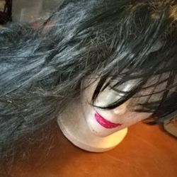 New  Long Black Beautiful Wig
