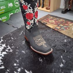Botas De Piel Rodeo Para Mujer