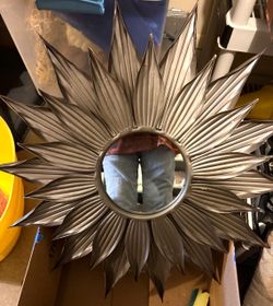 HomeGoods gorgeous large metal wall mirror