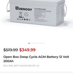 Renogy Rechargeable Solar Batteries