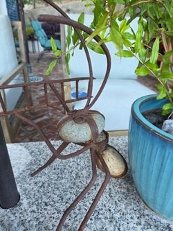 Fier fighter garden  art