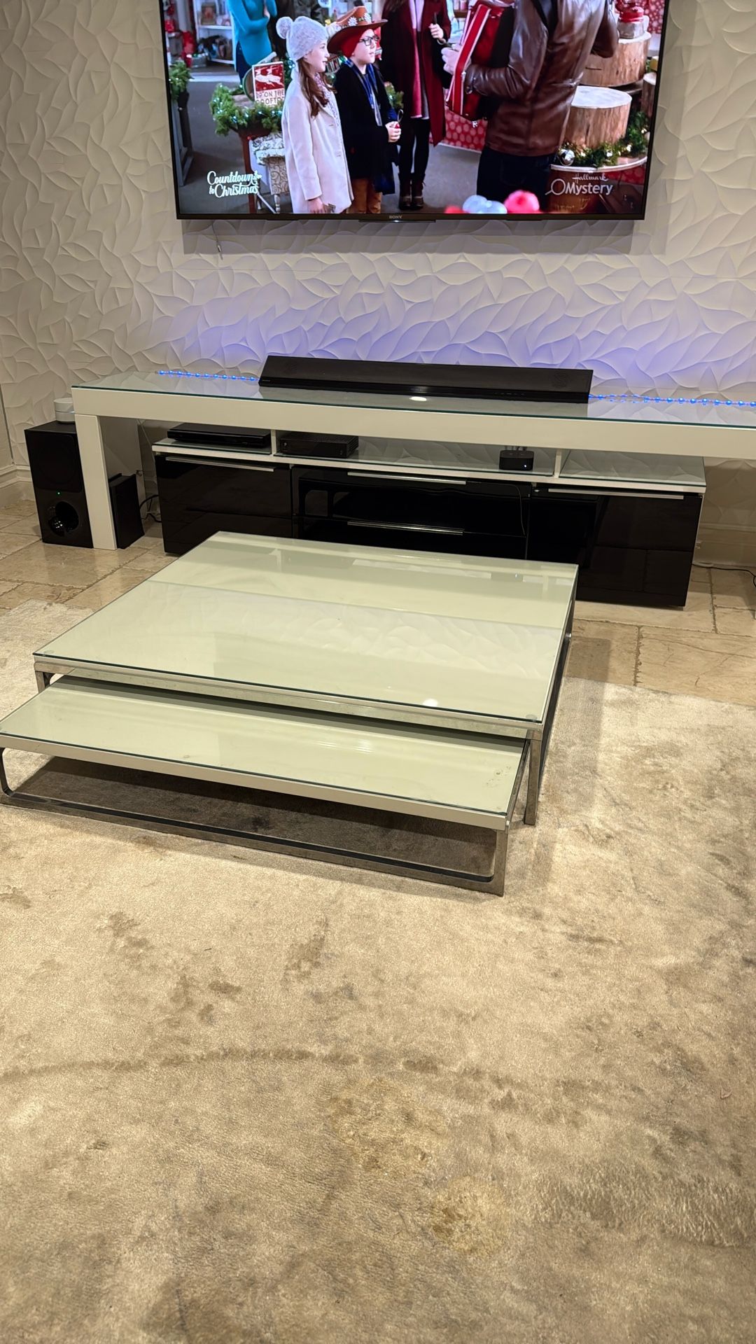 Console and Nesting Coffee Table