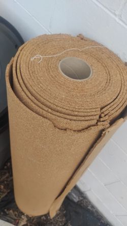 Cork underlayment for apartments
