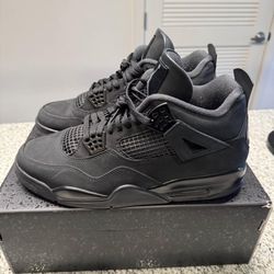 Retro 4 Nike Air Jordan Blk cat  SIZE 13