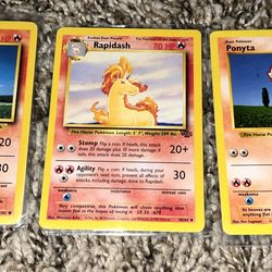 Vintage non holo Pokemon cards