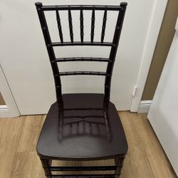 Chiavair Chair Mahagony Resin $40 Per Chair