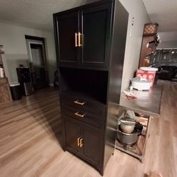 Tall metal cabinet