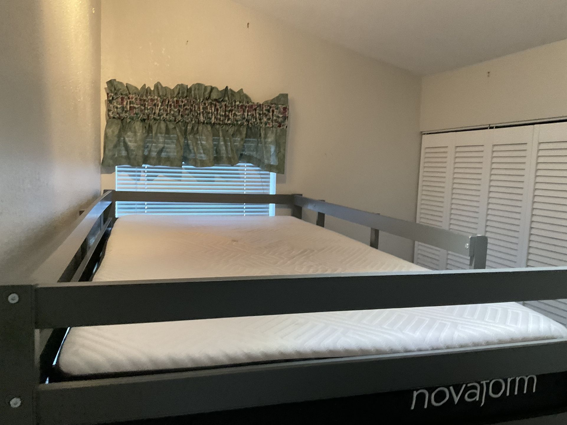 Loft Bed With Desk And Storage Bins