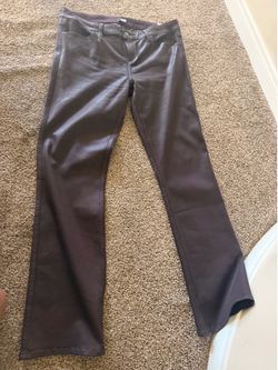 Brown coated jeans - designer Paige