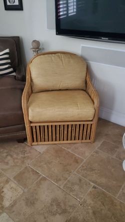 Rattan chair, comfortable, sturdy
