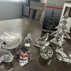 8 Pcs Crystal Glass Paperweight