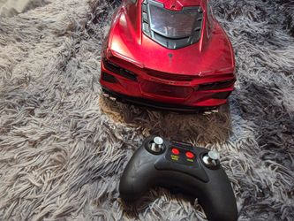 Red remote control corvette