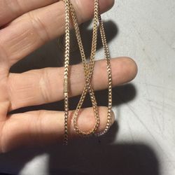 14k Gold Box Chain