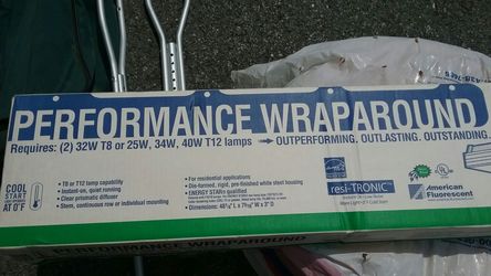 Shop light never opened never used