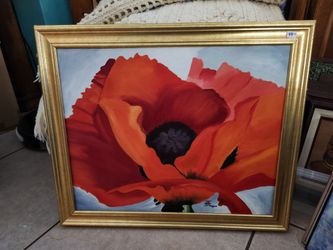 Reproduction of "Red Poppy" painting