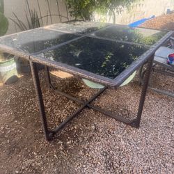 Glass Top Table