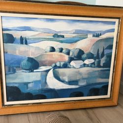 Framed landscape Painting