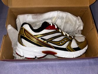 Saucony Sneakers White Gold Red