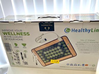FAR INFRARED GEMSTONE HEATING PAD FOR BACK & JOINT PAIN, MUSCLE RELAXATION & RELIEF (32" x 20")