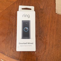 RING Doorbell Wired  with Ring Chime ((NEW))