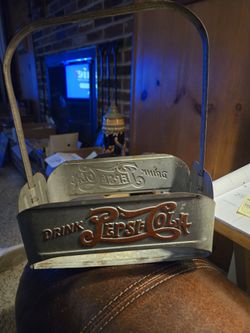 Antique Metal Pepsi Cola Holder 