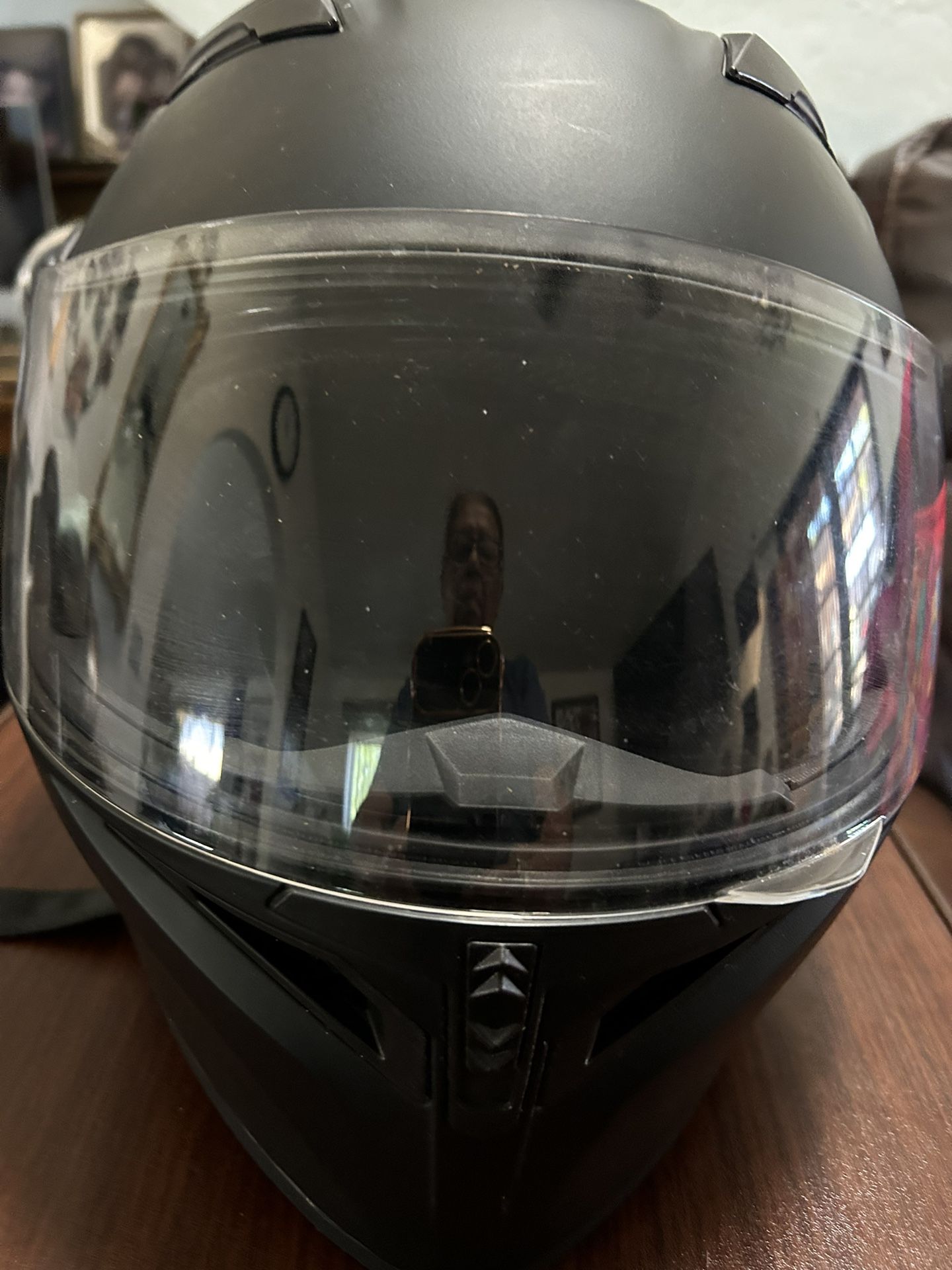 Full Size Motorcycle Helmet Size Lg Almost New