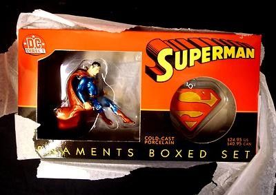 Superman ORNAMENTS BOXED SET