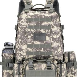 NOOLA Military Tactical Backpack Molle Bag Army Assault Pack Detachable Rucksack
. NEW