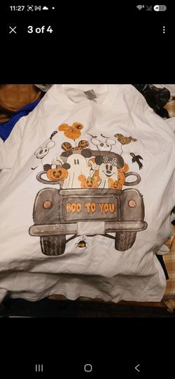 Halloween Mickey Minnie Boo To You T-Shirt