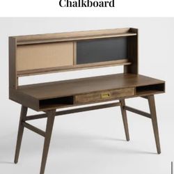 World Market Tristan Wood Desk With Drawer And Storage