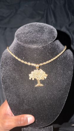 10k gold money tree charm