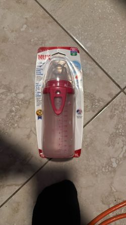 NUK Active Cup, 10 oz Soft Spout Sippy Cup, 12+ Months, 1 Pack, Girl