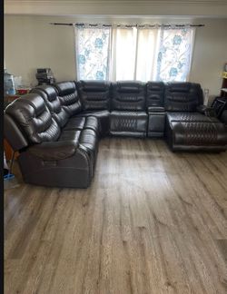Living Room Set Sofa Leather Furniture