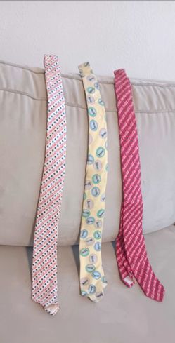3 Vintage Coca-Cola Novelty Men's Necktie