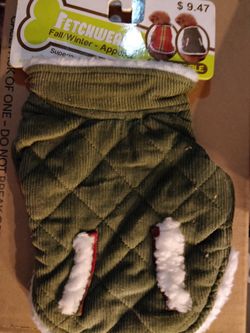 Xs dog jacket- reversible