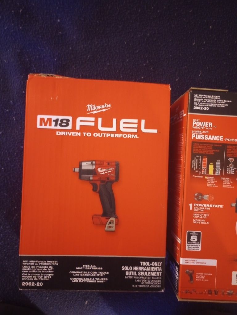 Milwaukee Fuel Brushless Compact Half Inch Impact Wrench
