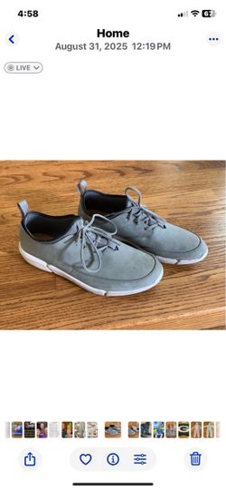 Gray Suede Lace-Up Casual Sneakers