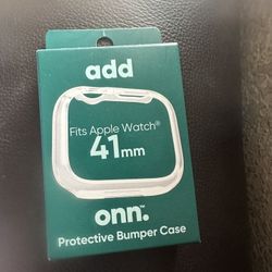 ONN Apple Watch Protective Bumper Case Clear