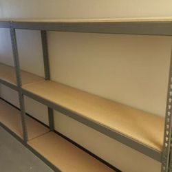 Industrial Shelving 72 in W x 18 D Boltless Garage Storage Rack