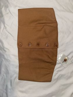 Forever 21 Tan Button-Detail top
